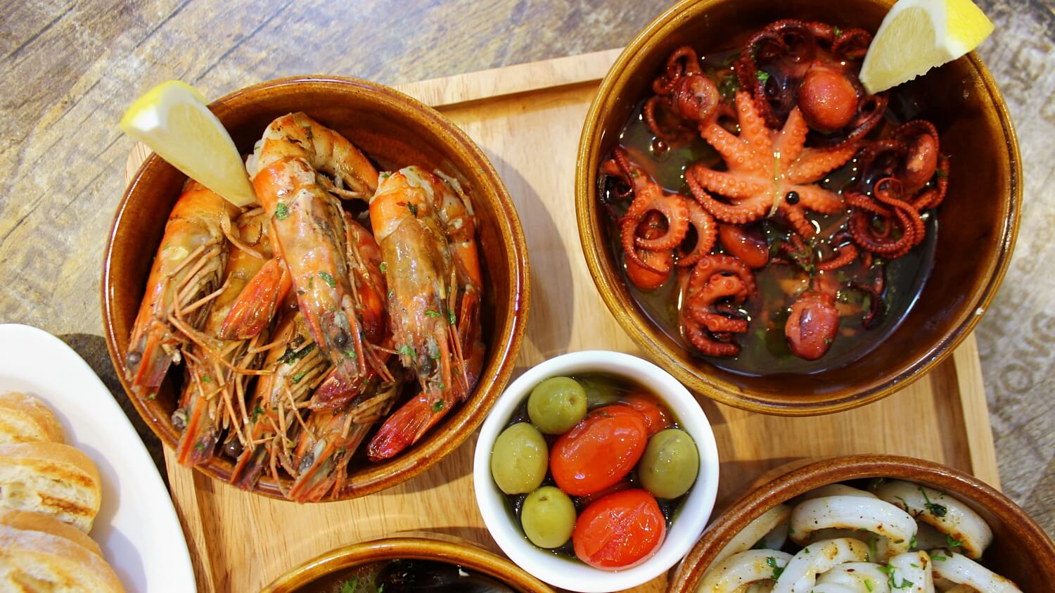 Grilled Seafood Tapas Platter TABLEAPP